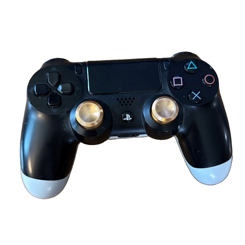 Sony DualShock 4 PlayStation 4 Custom Controller Black Gray Gold CUH-ZCT1U